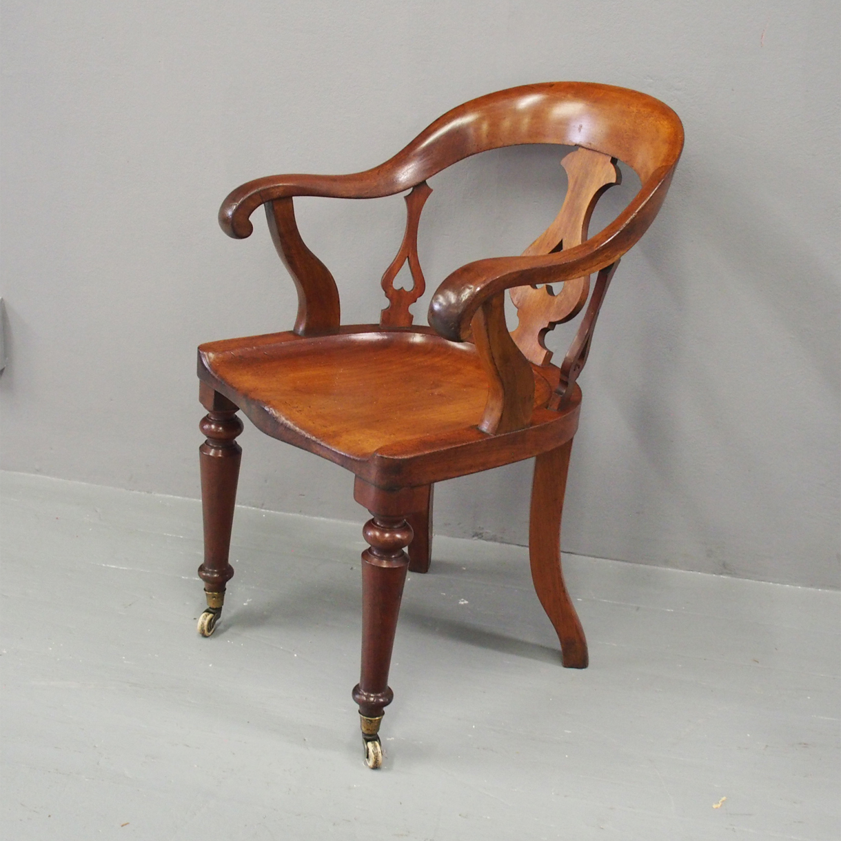 Victorian Mahogany Desk Chair Georgian Antiques