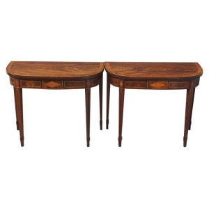 Pair of Card Tables in the Manner of Bruce and Burns Pair of Card Tables in the Manner of Bruce and Burns