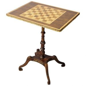 Antique Regency Scumbled Games Table Antique Regency Scumbled Games Table