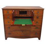George IV Mahogany Secretaire Chest