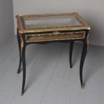 Antique French Tortoiseshell Bijouterie Table