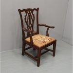 Wheeler of Arncroach Mahogany Childs Chair or Gossip Chair