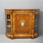 Victorian Burr Walnut Credenza