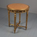 Antique Style Giltwood Occasional Table