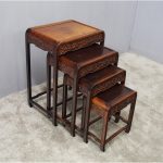Nest of 4 Chinese Hongmu Tables