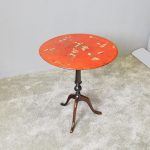 Metal and Hardwood Occasional Table