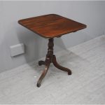 Regency Mahogany Snap Top Occasional Table