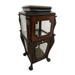 Regency Mahogany and Ebony Vitrine