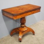 William IV Mahogany Fold Over Table
