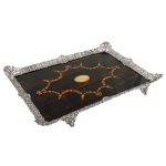 Victorian Coromandel and EPNS Tray