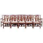 Set of 16 Georgian Style Mahogany Dining Chairs