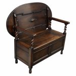 Jacobean Style Oak Monks Bench