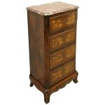 Marquetry Inlaid Kingwood Secretaire Chest