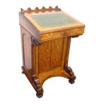 Early Victorian Satin Birch Davenport