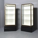 Exceptional Pair of Mahogany Glazed Show Cases