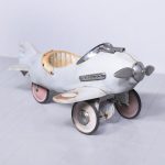 Tin Metal Model of an Airplane