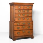 Quality Neat-Sized George III Chest on Chest in Original Condition