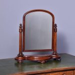 Victorian Mahogany Toilet Mirror.