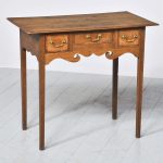 A George III Oak Lowboy