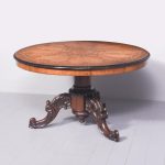 Victorian Marquetry Inlaid Circular Breakfast Table