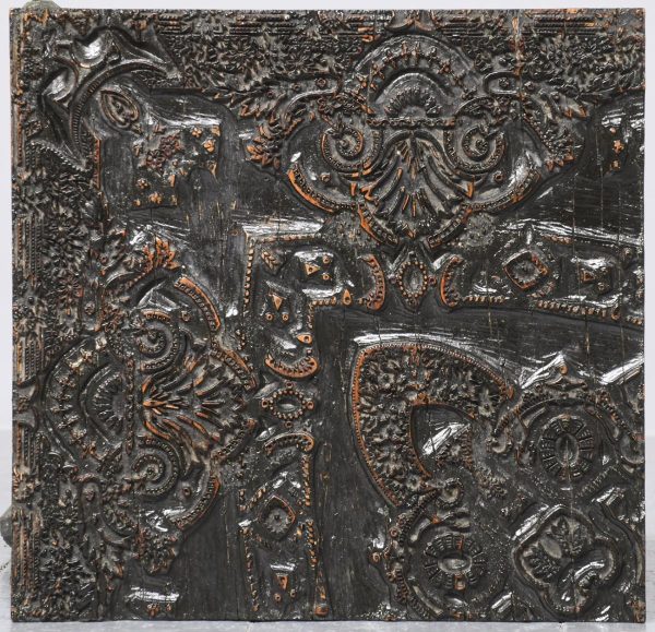 Set of 3 Printing Block Top Occasional Tables Antiques