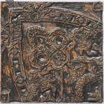 Set of 3 Printing Block Top Occasional Tables Antiques