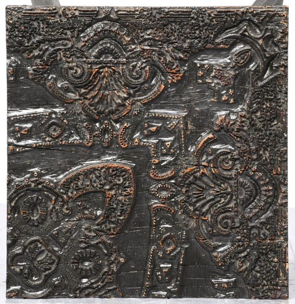 Set of 3 Printing Block Top Occasional Tables Antiques