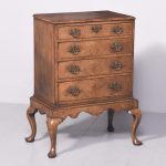 George I Style Walnut Chest on Stand