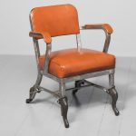 Industrial Steel Desk Chair