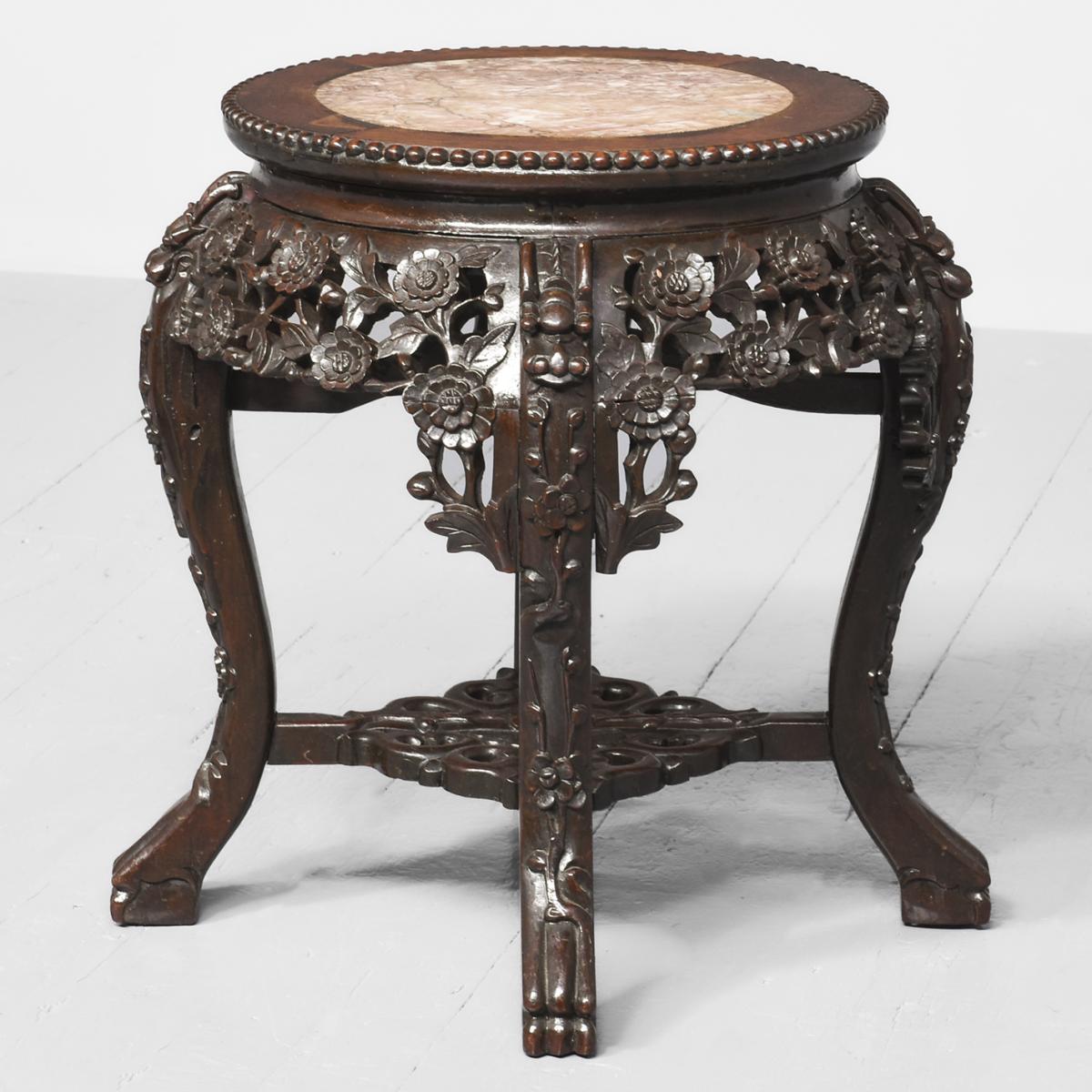 Chinese Marble Top Table Georgian Antiques