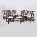 Set of 8 Georgian Style Dining Chairs
