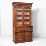 George IV Secretaire Cabinet Bookcase