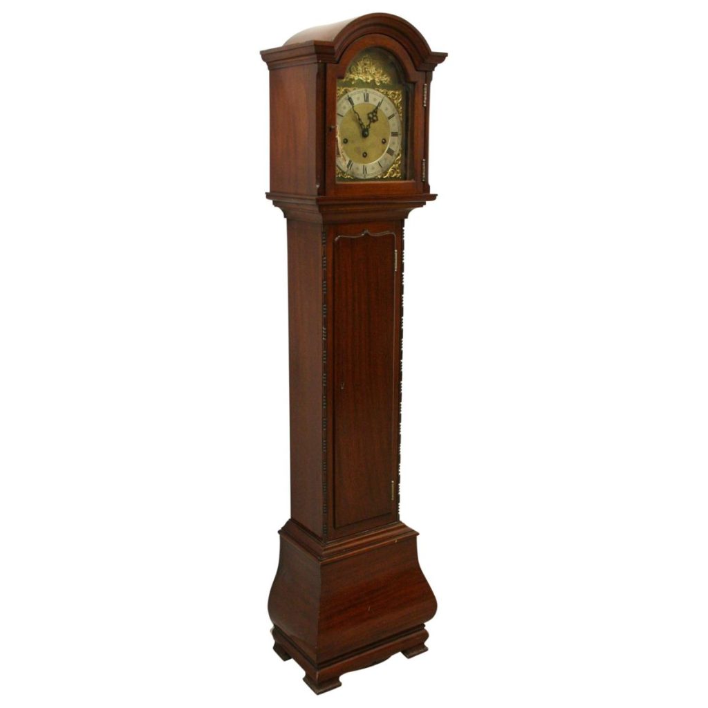 Mahogany Grandmother Clock Antiques
