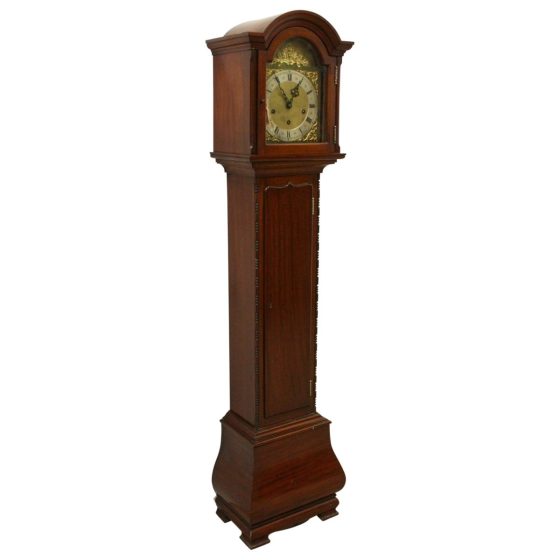 Mahogany Grandmother Clock Antiques