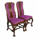 Antique Pair of George I Style Walnut Chairs