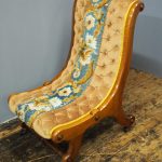 Victorian Walnut Ladies Easy Chair