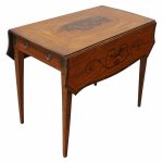 George III Painted Satinwood Pembroke Table