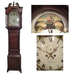 George III Grandfather Clock by John Beecham, Newcastle