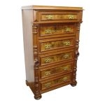 Northern European Walnut Wellington Type Chest