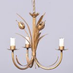 Neat Sized Gilded Chandelier