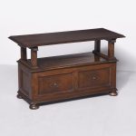 Neat Size Solid Oak Jacobean Style Oak Monks’ Bench