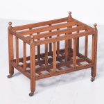 Late 19th Century Arts & Crafts Open Mahogany Canterbury