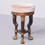 Antique Stools: A Short History 28 Rare Empire-Style Ormolu Mounted Mahogany Piano Stool