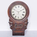 Large Drop-Dial Fusee Wall Clock