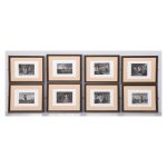Rare Set of Eight Hand Tinted Framed Engravings 'The Cottar’s Saturday Night' By John Faed RSA
