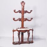 Magnificent Tall William IV Carved Mahogany Hall Stand