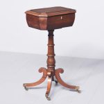 George III Mahogany Teapoy