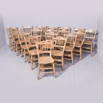 Set of 22 Scumbled Dining Chairs