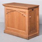 Gothic Style Oak Side Cabinet