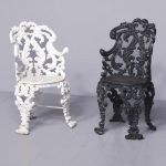 Pair of Cast Iron Garden Seats